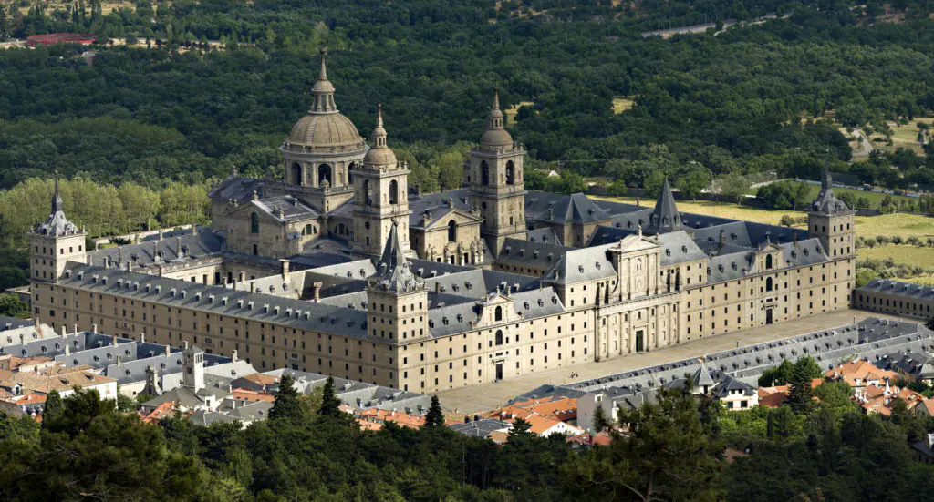 El Escorial – letecký pohled