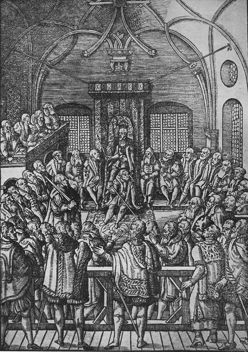 Jednání stavů – historická rytina