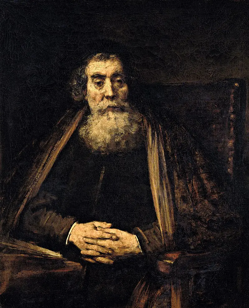 Rembrandt – portrét starého muže