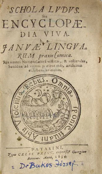 Schola ludus – titulní list